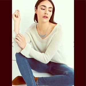 LUCKY BRAND Openwork Pave Collar Necklace